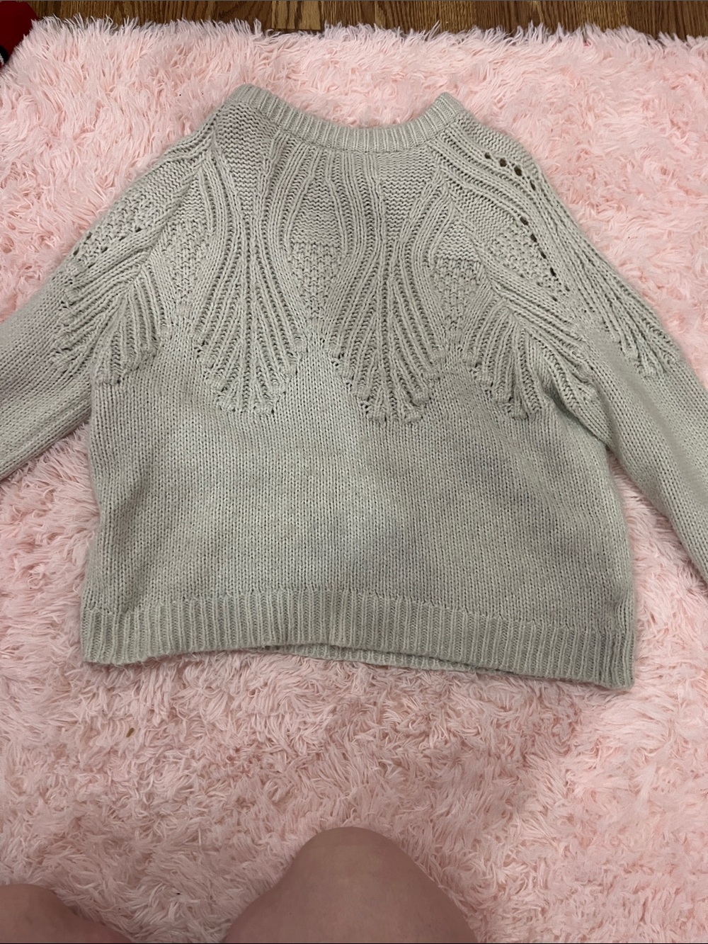 Women’s Knit Pullover Sweater in Light Beige